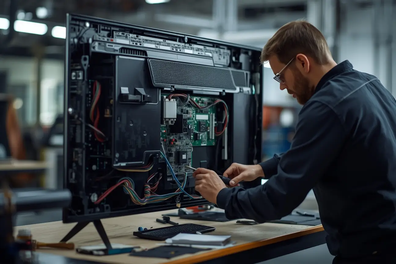 صيانة شاشات التلفاز