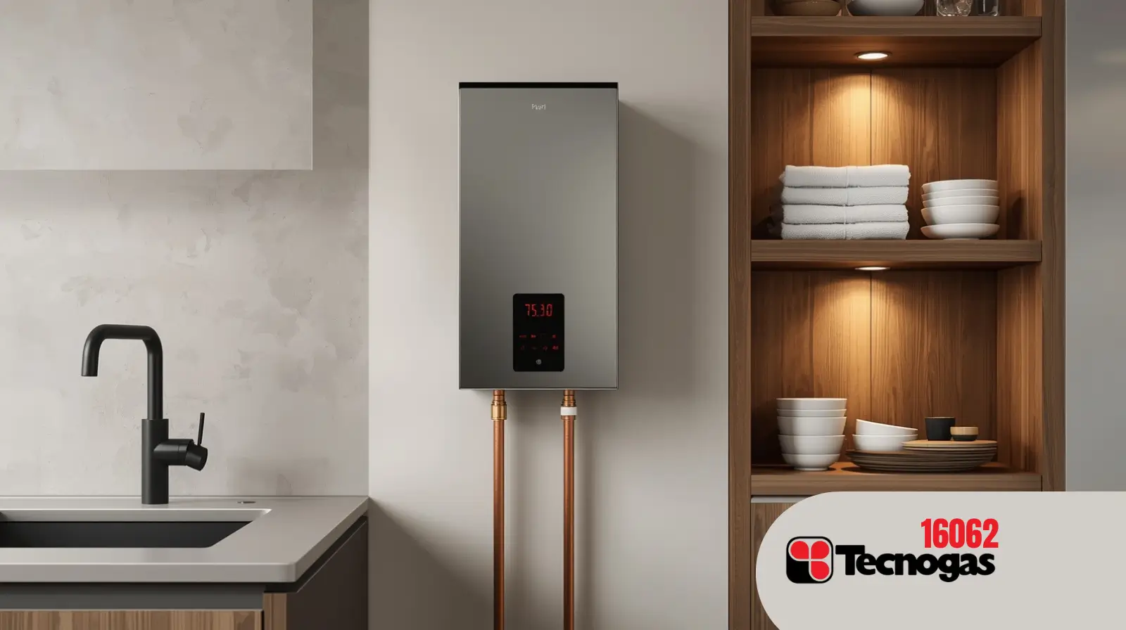 سخان تكنوجاز غاز