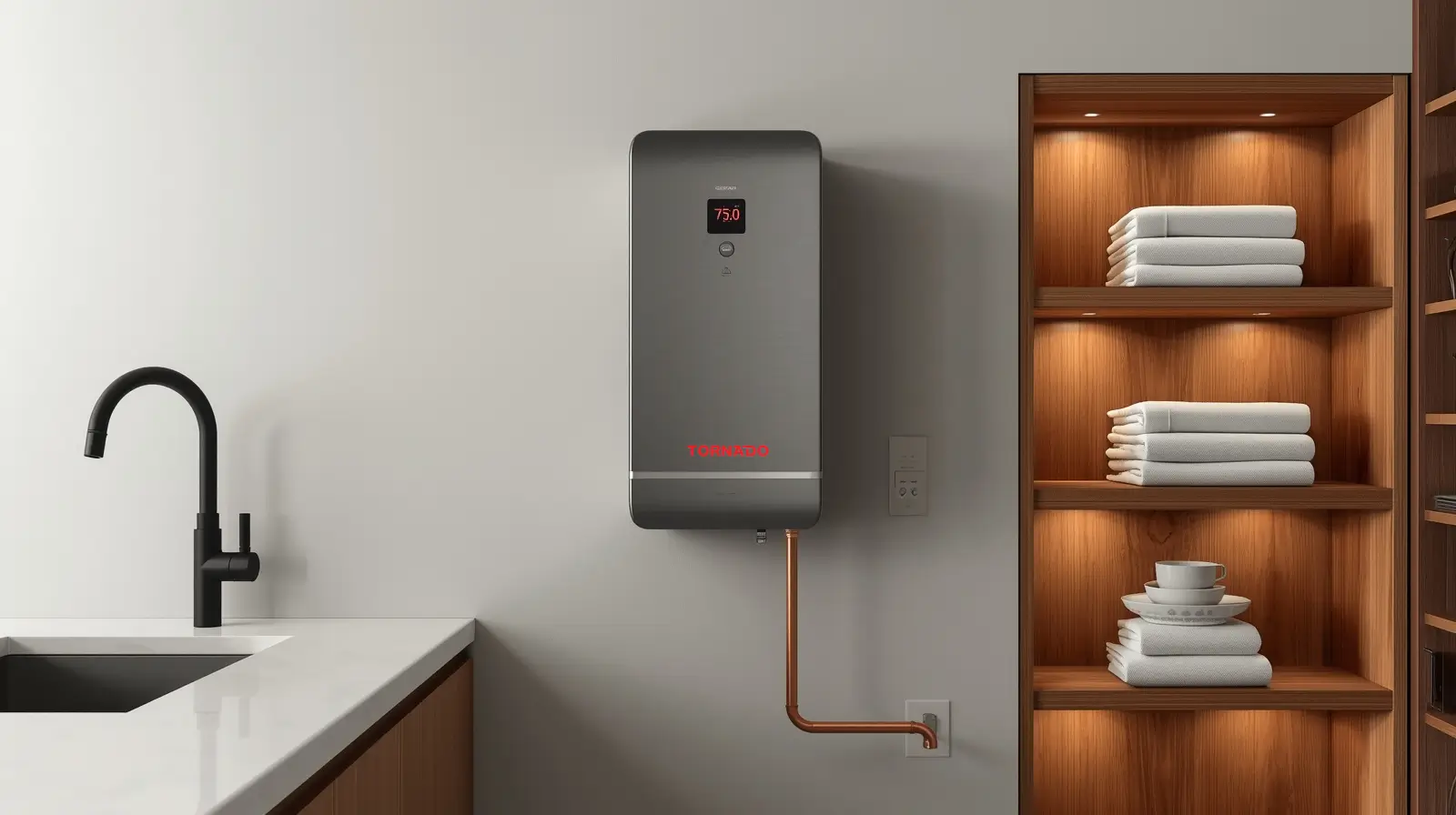 سخان تورنيدو فوري